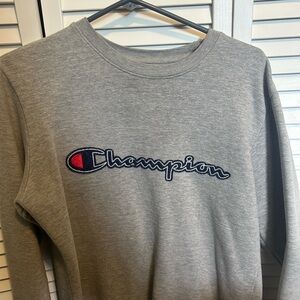 Champion Heather Gray Crewneck Sweatshirt